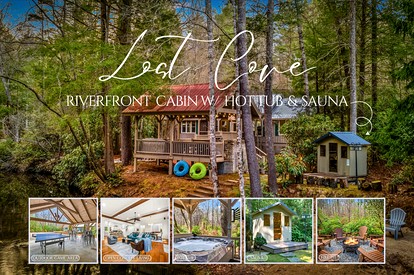 Secluded Riverfront Cabin with Hot Tub, Sauna & Private Trails near Cashiers, North Carolina - glamping.directory
