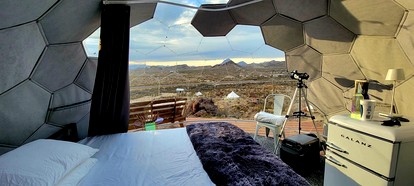 Fantastic Secluded Dome with Great Desert Views in Terlingua, Texas - Terlingua, Texas - glamping.directory