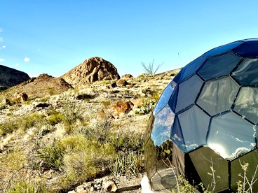 Fantastic Secluded Dome with Great Desert Views in Terlingua, Texas - Terlingua, Texas - glamping.directory