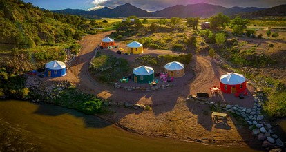 Riverside Yurt Rental with Scenic Views for Luxury Camping in Canon City, Colorado - glamping.directory