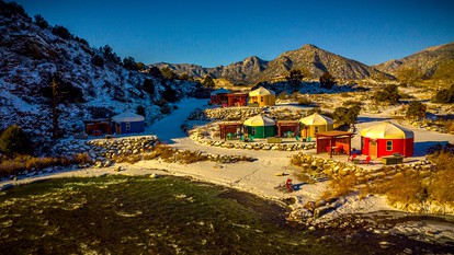 Riverside Yurt Rental with Scenic Views for Luxury Camping in Canon City, Colorado - Canon City, Colorado - glamping.directory