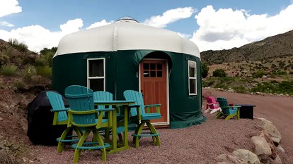 Riverside Yurt Rental with Scenic Views for Luxury Camping in Canon City, Colorado - Canon City, Colorado - glamping.directory