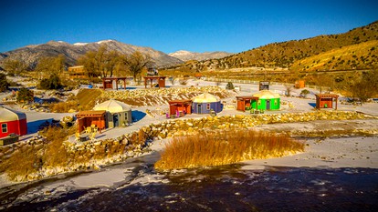Riverside Yurt Rental with Scenic Views for Luxury Camping in Canon City, Colorado - Canon City, Colorado - glamping.directory