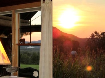 Lovely Log Cabin with Spectacular Mountain Views in Brandon, Vermont - Brandon, Vermont - glamping.directory