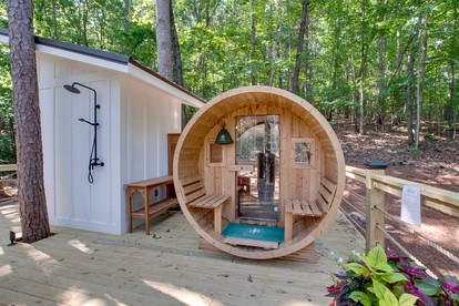 Incredible Tented Cabin Nestled Amidst Trees in Scottsboro, Alabama - Scottsboro, Alabama - glamping.directory