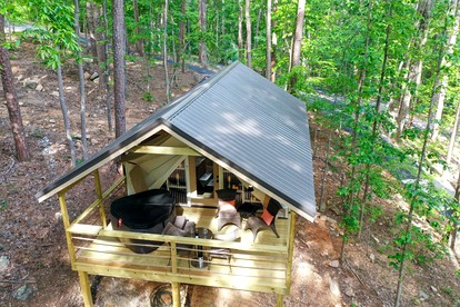 Incredible Tented Cabin Nestled Amidst Trees in Scottsboro, Alabama - Scottsboro, Alabama - glamping.directory