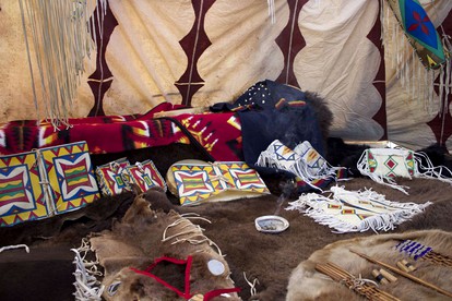 Authentic Lakota Tipi for Glamping in South Dakota - Herrick, South Dakota - glamping.directory