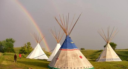 Authentic Lakota Tipi for Glamping in South Dakota - glamping.directory
