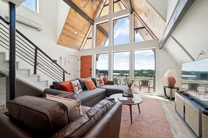 Chic Spacious A-Frame Ideal for a Relaxing Getaway in Texas - New Braunfels, Texas - glamping.directory