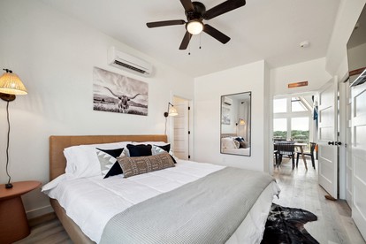 Chic Spacious A-Frame Ideal for a Relaxing Getaway in Texas - New Braunfels, Texas - glamping.directory