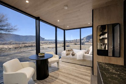 Minimalist Mirror Studio Stay with Red Rock Views near Capitol Reef, Torrey Utah - Torrey, Utah - glamping.directory