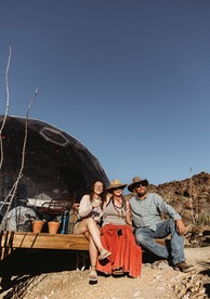 Romantic and Unique Geo Dome Perfect for Stargazing and a Weekend of Exploring Terlingua Ghost Town - Terlingua, Texas - glamping.directory