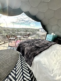 Romantic and Unique Geo Dome Perfect for Stargazing and a Weekend of Exploring Terlingua Ghost Town - Terlingua, Texas - glamping.directory