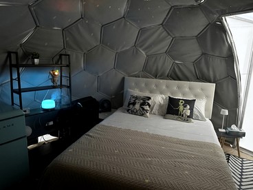 Romantic and Unique Geo Dome Perfect for Stargazing and a Weekend of Exploring Terlingua Ghost Town - Terlingua, Texas - glamping.directory