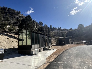 Mirror Tiny House with Equipped Interior and Fire Pit in Orderville, Utah - Orderville, Utah - glamping.directory
