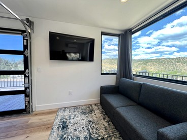 Mirror Tiny House with Equipped Interior and Fire Pit in Orderville, Utah - Orderville, Utah - glamping.directory