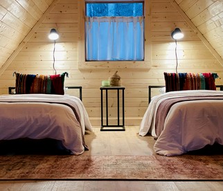 Gorgeous A-Frame Cabin Nestled in the Trees near Lost River, West Virginia - Mathias, West Virginia - glamping.directory