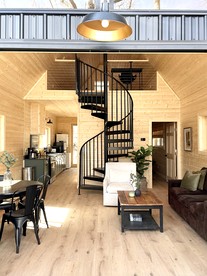 Gorgeous A-Frame Cabin Nestled in the Trees near Lost River, West Virginia - Mathias, West Virginia - glamping.directory