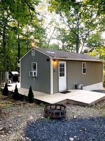 Gorgeous A-Frame Cabin Nestled in the Trees near Lost River, West Virginia - Mathias, West Virginia - glamping.directory