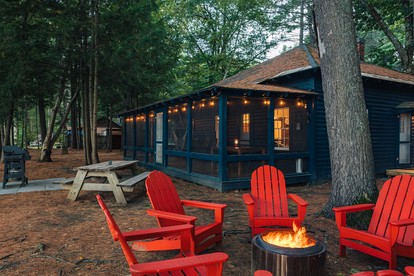 Spacious Waterfront Cabin with Private Dock Near Lake George & Saratoga Springs, Corinth, NY - glamping.directory