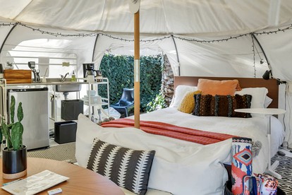 Romantic Bell Tent Rental and Micro House near Carlsbad, California - Carlsbad, California - glamping.directory