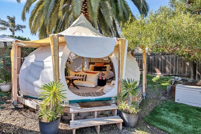 Romantic Bell Tent Rental and Micro House near Carlsbad, California - glamping.directory