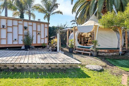 Romantic Bell Tent Rental and Micro House near Carlsbad, California - Carlsbad, California - glamping.directory