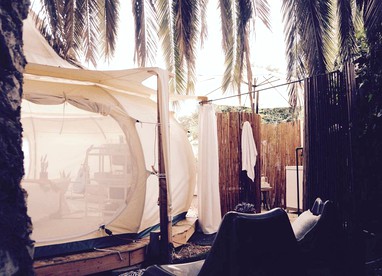 Romantic Bell Tent Rental and Micro House near Carlsbad, California - Carlsbad, California - glamping.directory