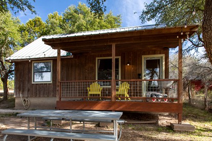 Spacious Texas Cabin Rental near Pedernales Falls for Weekend Getaways from Austin - Johnson City, Texas - glamping.directory