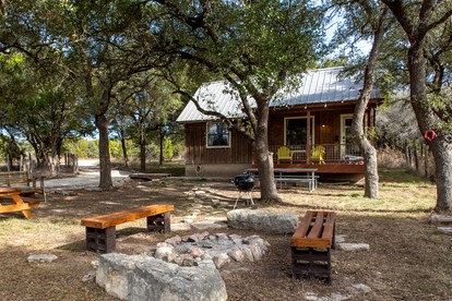 Spacious Texas Cabin Rental near Pedernales Falls for Weekend Getaways from Austin - Johnson City, Texas - glamping.directory
