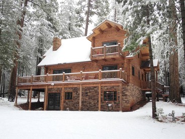Family-Friendly Log Cabin Rental in California's Gold Country near Sacramento - Volcano, California - glamping.directory
