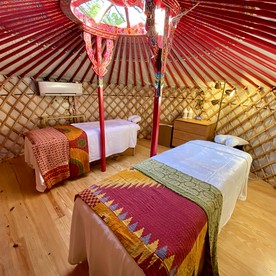 Gorgoeus Yurt for a Romatic Getaway in Wimberly, Texas - Wimberley, Texas - glamping.directory