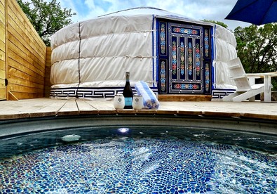 Gorgoeus Yurt for a Romatic Getaway in Wimberly, Texas - Wimberley, Texas - glamping.directory