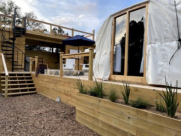 Gorgoeus Yurt for a Romatic Getaway in Wimberly, Texas - Wimberley, Texas - glamping.directory