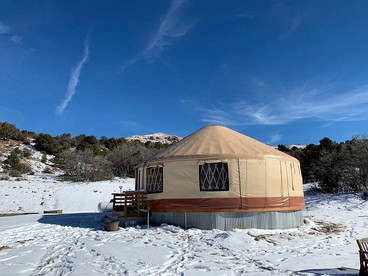 Secluded Splendor: Handcrafted Yurt Escape in Mancos, CO - glamping.directory
