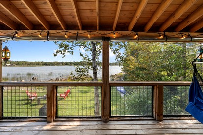 Lakefront Secluded Cabin with Fireplace in Cedarville, Michigan - Cedarville, Michigan - glamping.directory