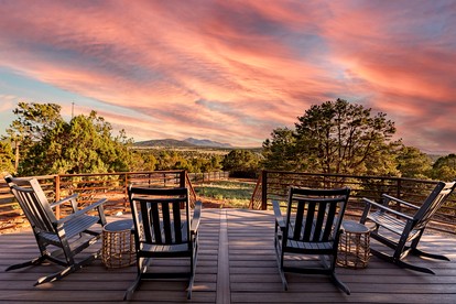 Modern Pet-Friendly A-Frame Cabin Retreat with Stargazing Deck & Mountain Views near Grand Canyon South Rim & Williams, Arizona - Williams, Arizona - glamping.directory