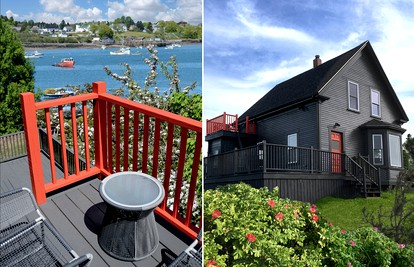 Stylish Cottage Rental with Multiple Decks on Beals Island near Jonesport - glamping.directory