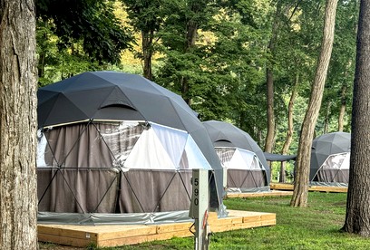 Whimsical Dome Escape Amid the Majestic Mountains and Enchanting Rivers of New York - Gilboa, New York - glamping.directory