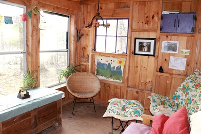 Rustic Cabin on Organic Farm and Creamery in Maine - Whitefield, Maine - glamping.directory