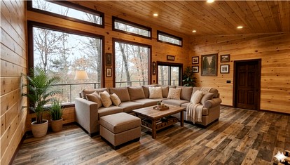 Peaceful Wooded Getaway with Hot Tub, Fire Pit & Scenic Views in Pittsburg, Missouri - Pittsburg, Missouri - glamping.directory