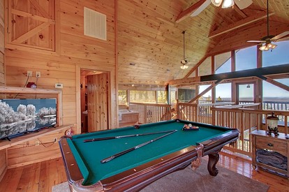 Stunning Mountain View Cabin with Hot Tub & Game Room near Pigeon Forge, Sevierville TN - Sevierville, Tennessee - glamping.directory