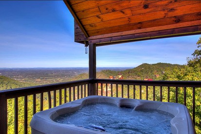 Stunning Mountain View Cabin with Hot Tub & Game Room near Pigeon Forge, Sevierville TN - glamping.directory