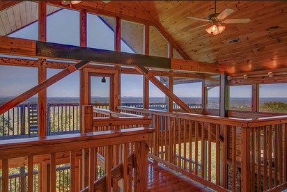 Stunning Mountain View Cabin with Hot Tub & Game Room near Pigeon Forge, Sevierville TN - Sevierville, Tennessee - glamping.directory
