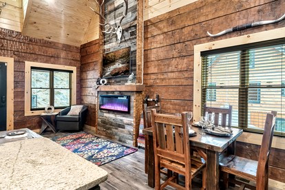 Enchanting Cabin with Game Room, Indoor Pool and Porch in Tennessee - Sevierville, Tennessee - glamping.directory