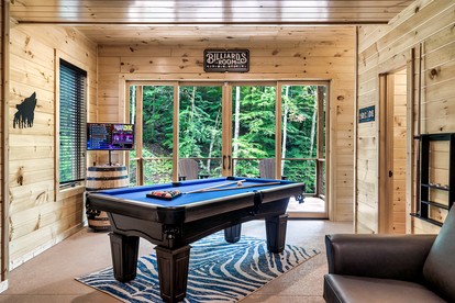 Enchanting Cabin with Game Room, Indoor Pool and Porch in Tennessee - Sevierville, Tennessee - glamping.directory