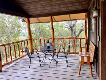 Rustic Studio Cabin in Texas Hill Country near Medina Lake, Perfect for a Weekend of Fishing or Kayaking - Mico, Texas - glamping.directory
