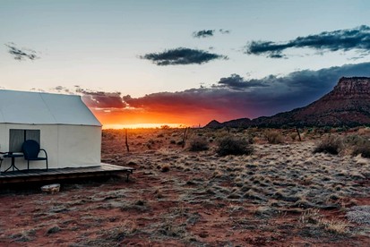 Dreamy Safari Tent for a Peaceful Escape in the Desert in Cane Beds, Arizona - Cane Beds, Arizona - glamping.directory