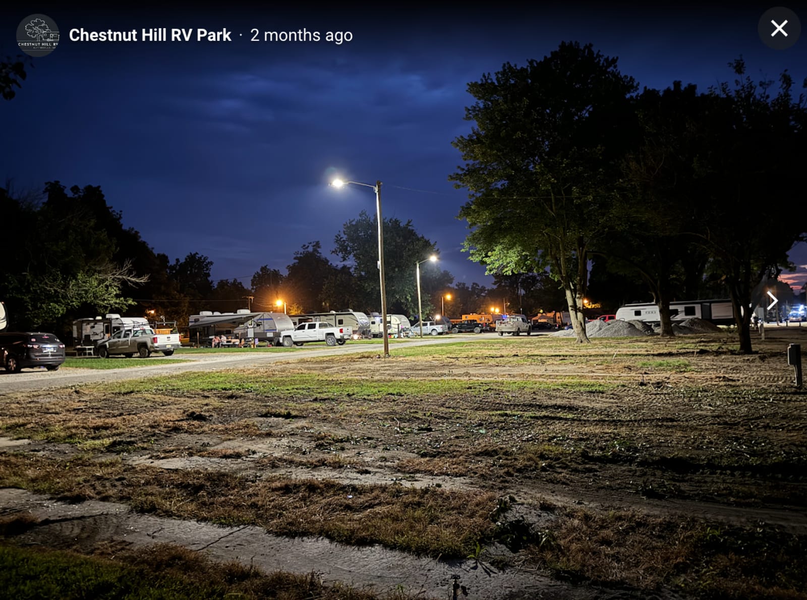 Chestnut Hill RV Park - Blytheville, Arkansas - glamping.directory