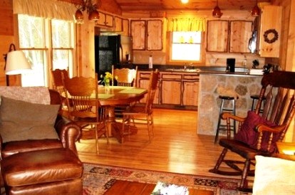 Secluded Cabin Rental with Hot Tub Overlooking Stunning Forest in Blue Ridge, Georgia - Blue Ridge, Georgia - glamping.directory